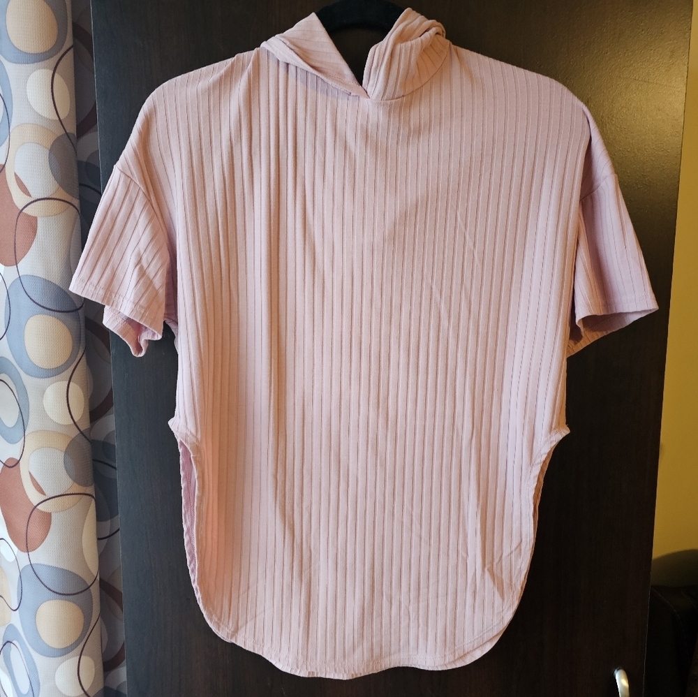 SHEIN Blush Hooded Top